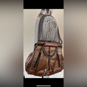 Christian Louboutin dark gold shoulder bag